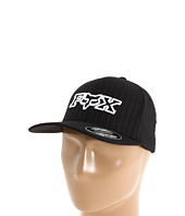 Cheap Fox Corpo Flexfit Hat Black Pinstripe