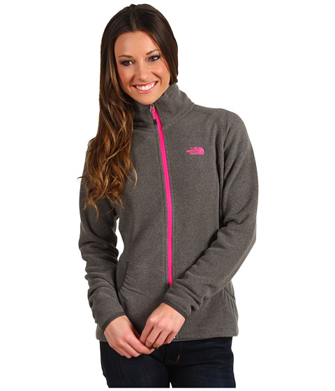 Cheap The North Face Womens Masonic Full Zip Graphite Grey Heather Linaria Pink
