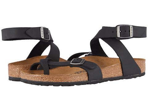 Birkenstock Yara Oiled Leather Habana Oiled Leather | Shipped Free at ...