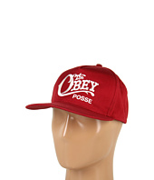 Cheap Obey Quality Delivery Snapback Hat Burgundy