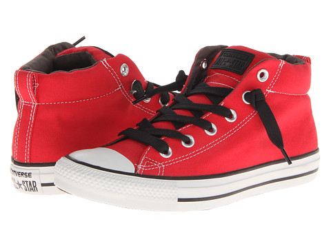 converse mid red