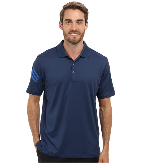 adidas Golf Puremotion™ CLIMACOOL® 3-Stripes Sleeve Polo '14 Rich Blue/Bright Royal