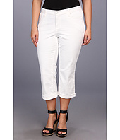 DKNY Jeans  Plus Size Soho Skinny Rolled Crop 23 in White \