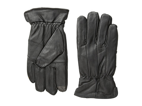 Florsheim Smart Touch Leather Gloves Black