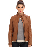 DKNY  Zip Front Leather Scuba Jacket 18097-Y4  image