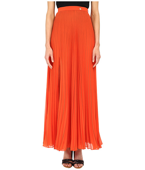 Versace Collection Pleated Maxi Skirt 