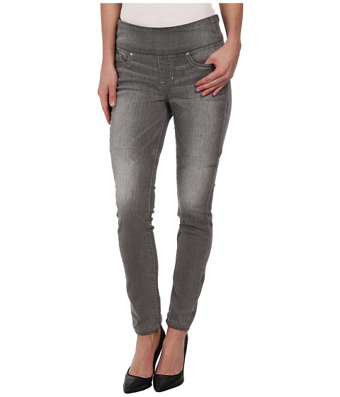 Jag Jeans Nora Pull-On Skinny Knit Denim in Antique Tin 