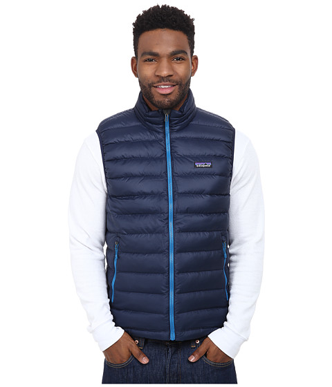 Patagonia Down Sweater Vest Navy Blue - Zappos Free Shipping BOTH ...