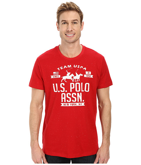 U.S. POLO ASSN. Flecked Graphic T-Shirt 