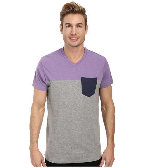 U.S. POLO ASSN. Three Color Blocked V-Neck T-Shirt 