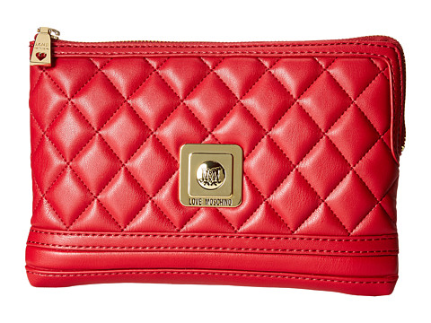LOVE Moschino Quilted Clutch Crossbody 
