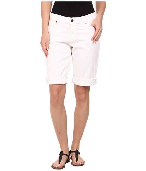CJ by Cookie Johnson Honor Roll Up Bermuda in Optic White 