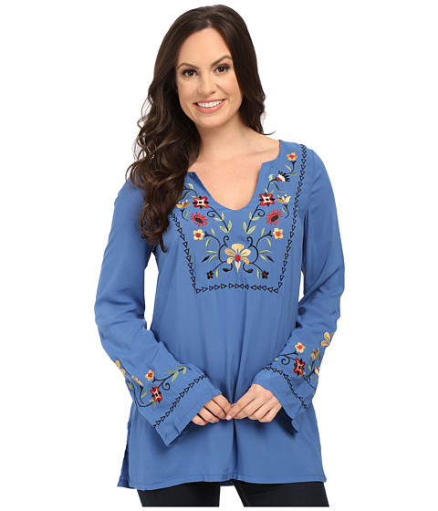 Roper 0019 Solid Rayon Peasant Blouse 