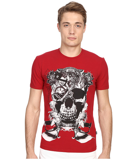 Just Cavalli Skull Jersey Tee Shirt 
