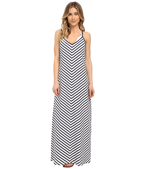 Tommy Bahama Mare Stripe Mitered Long Dress Cover-Up 