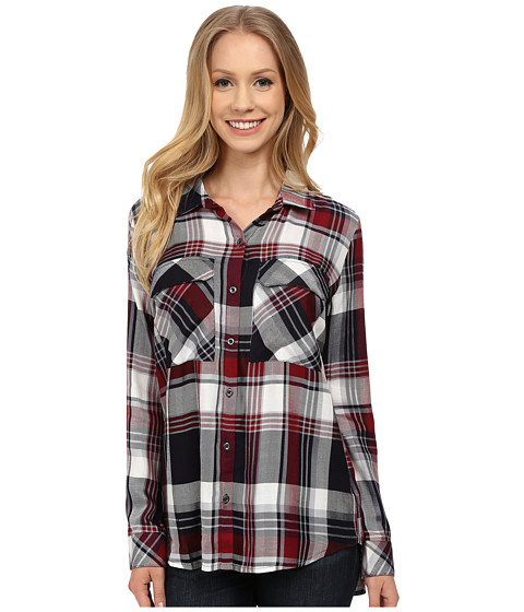 KUT from the Kloth Nora Plaid Utility Blouse 