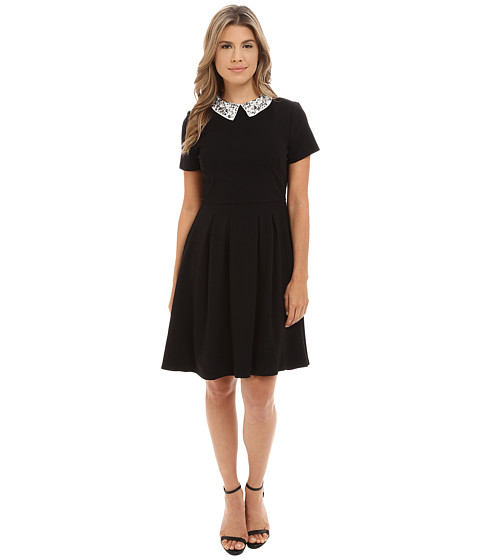 KUT from the Kloth Pleated Skirt Dress w/ Embellished 