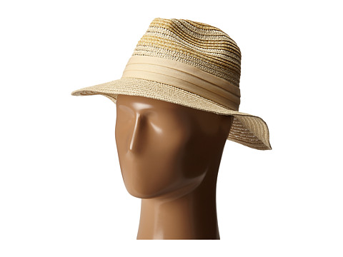 Vince Camuto Striped Fedora Hat 