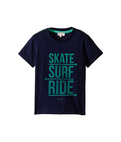 Paul Smith Junior Skate Surf Ride Print Tee Shirt (Toddler/Little Kids) 