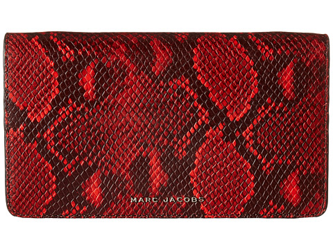 Marc Jacobs Block Letter Snake Wallet Leather Strap 