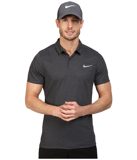 Nike Golf Momentum Fly Dri Fit Wool Stripe Polo - Light 
