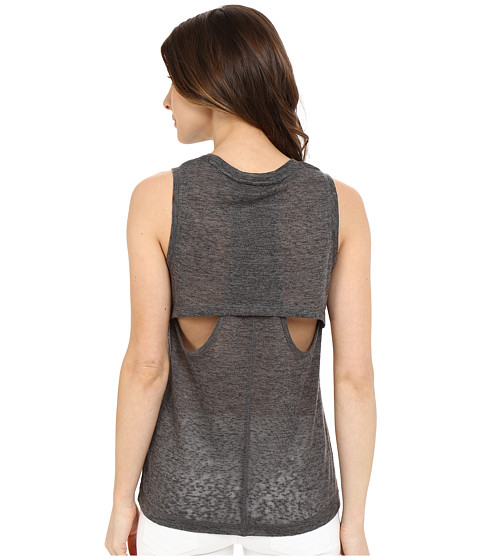 Blank NYC Muscle Tee with Overlapping Racerback Detail 