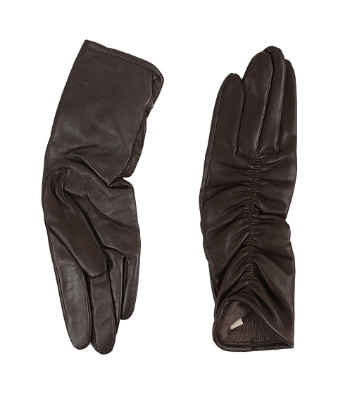 UGG Ruched Novelty Leather Smart Gloves 