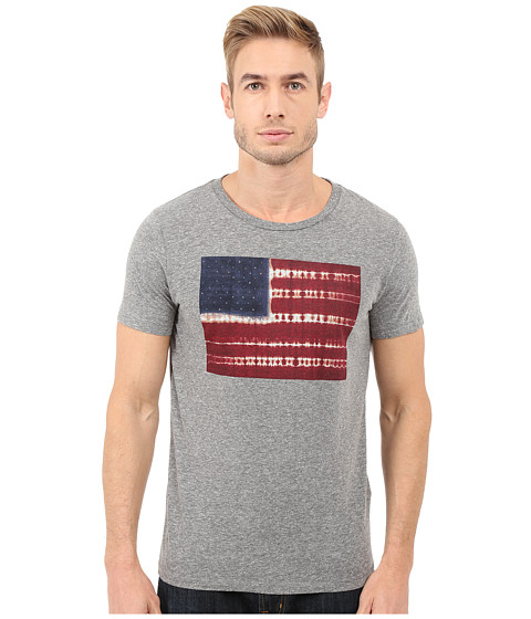 Lucky Brand Tie-Dye Flag Graphic Tee 