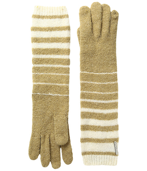 LAUREN Ralph Lauren Boiled Wool Striped Gloves 