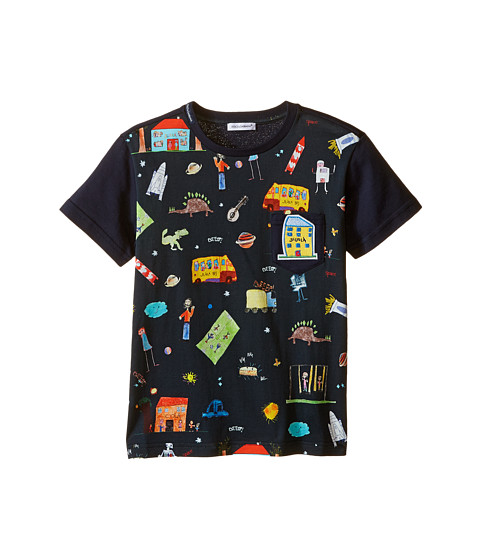 Dolce & Gabbana Kids Back to School Printed T-Shirt (Toddler/Little Kids) 