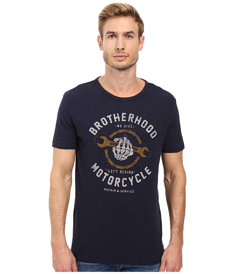 Lucky Brand Motorcycle Repair Graphic Tee 