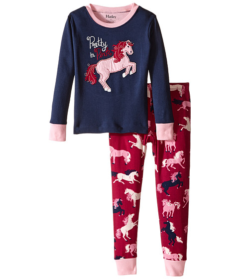 Hatley Kids Pretty in Pink Pajama Set (Toddler/Little Kids/Big Kids) 
