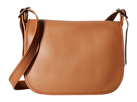 COACH Gloveton Leather Saddle Bag 