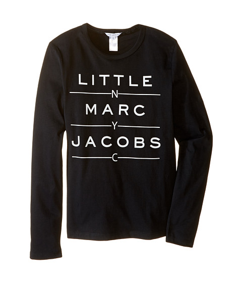 Little Marc Jacobs Resort - Long Sleeve Essential Tee Shirt (Big Kids) 