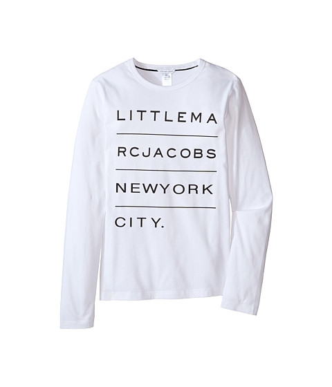 Little Marc Jacobs Resort - Long Sleeve Essential Tee Shirt (Big Kids) 
