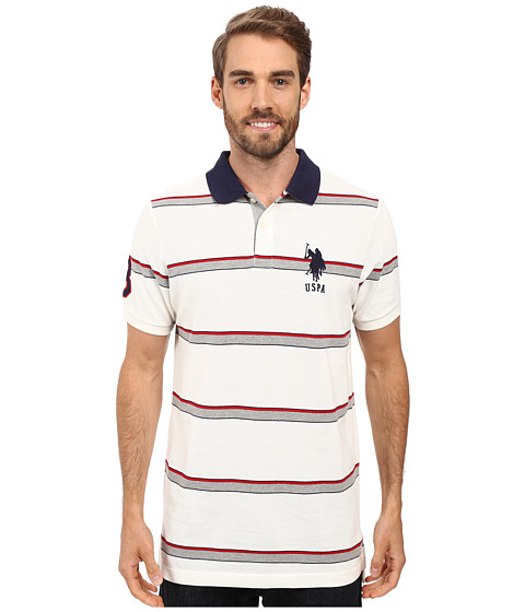 U.S. POLO ASSN. Shadow Striped Pique Polo Shirt 