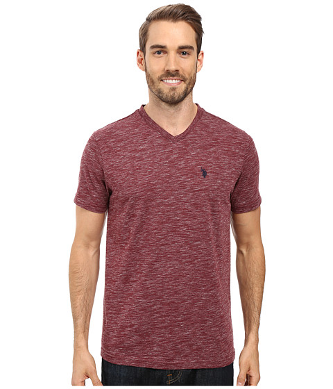 U.S. POLO ASSN. Space Dyed V-Neck T-Shirt 