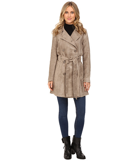 Jack by BB Dakota Edsel Faux Suede Trench Coat 