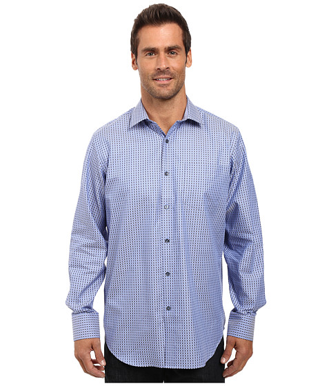 BUGATCHI Alfonzo Long Sleeve Woven Shirt 