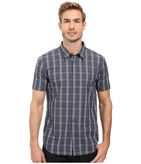 John Varvatos Star U.S.A. Slim Fit Sport Shirt with Cuffed Short Sleeves W443S2B 