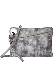Coach Bleecker Striped Perforated Leather Large Clutch Silver Parchment | Shipped Free at Zappos