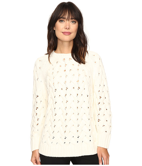 Vince Camuto Long Sleeve Crew Neck Chunky Cable Sweater 