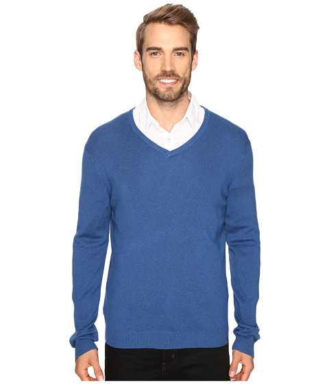 Calvin Klein Cotton Modal V-Neck Sweater 