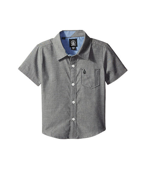 Volcom Kids Everett Oxford Short Sleeve Shirt (Toddler/Little Kids) 