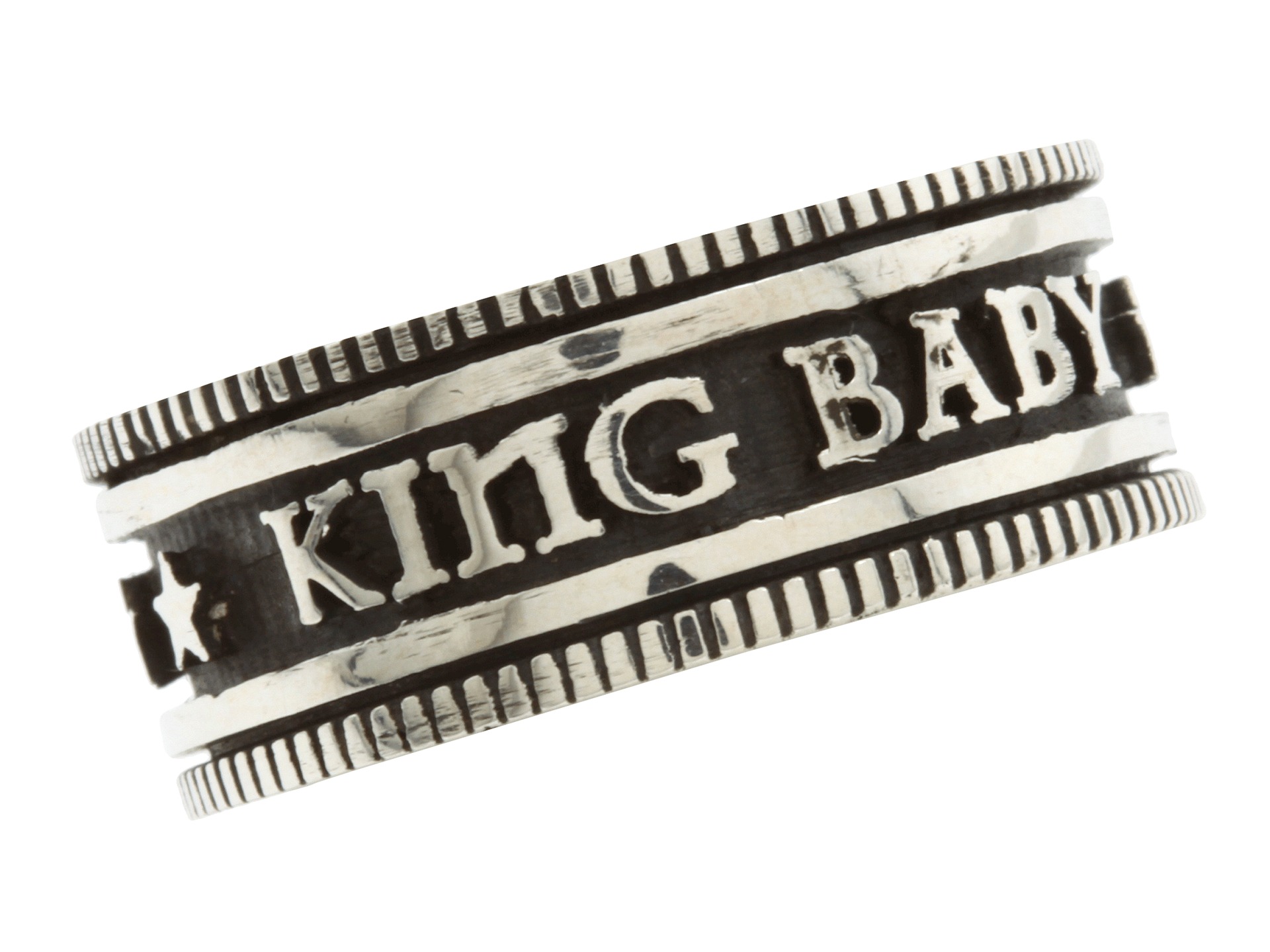 King Baby Studio   Vintage Coin Engraved Ring