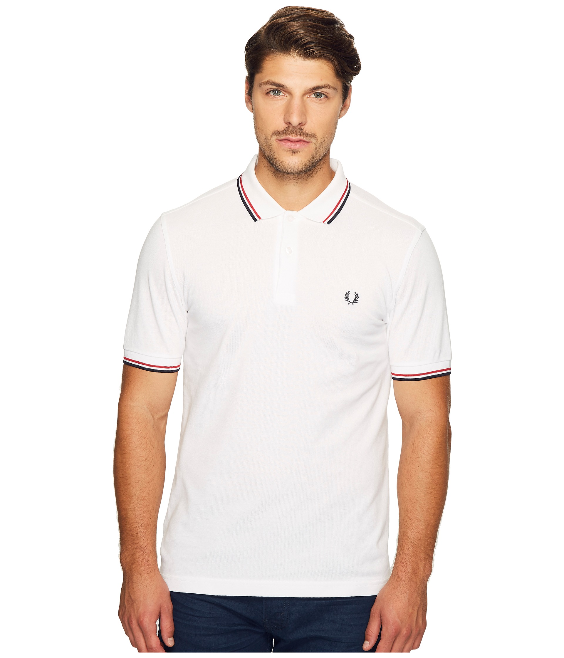 Fred Perry Slim Fit Twin Tipped Fred Perry Polo at 