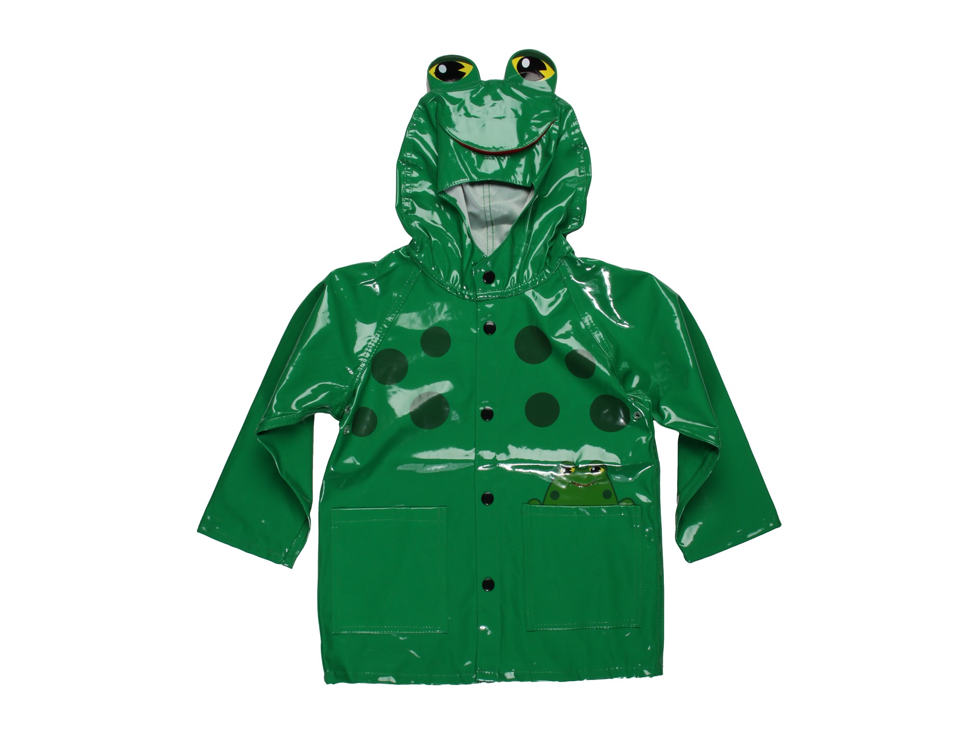 Western Chief Kids   Frog Raincoat (Toddler/Little Kids)