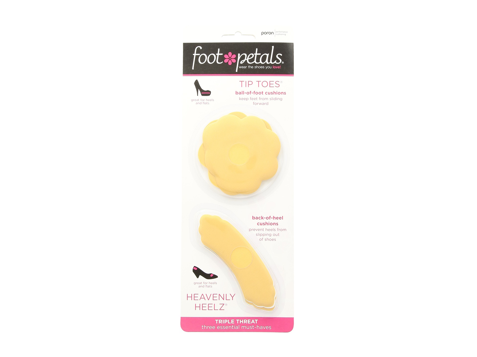 Foot Petals Triple Threat Triple Pak