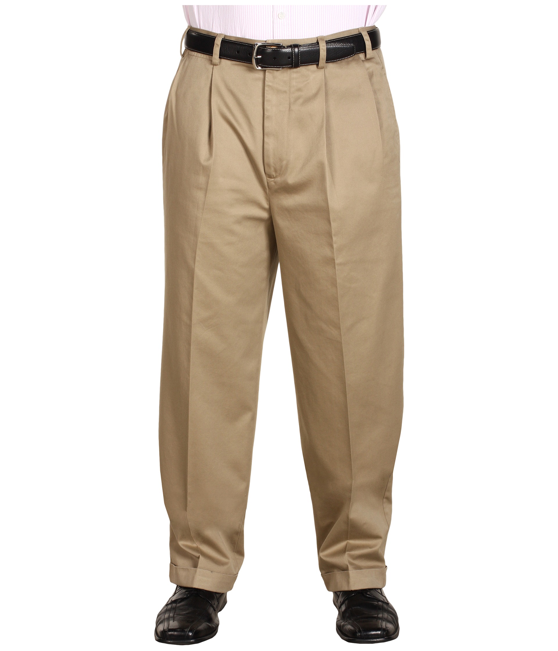 Nautica Big & Tall Big & Tall Wrinkle Resistant Double Pleat Pant at 