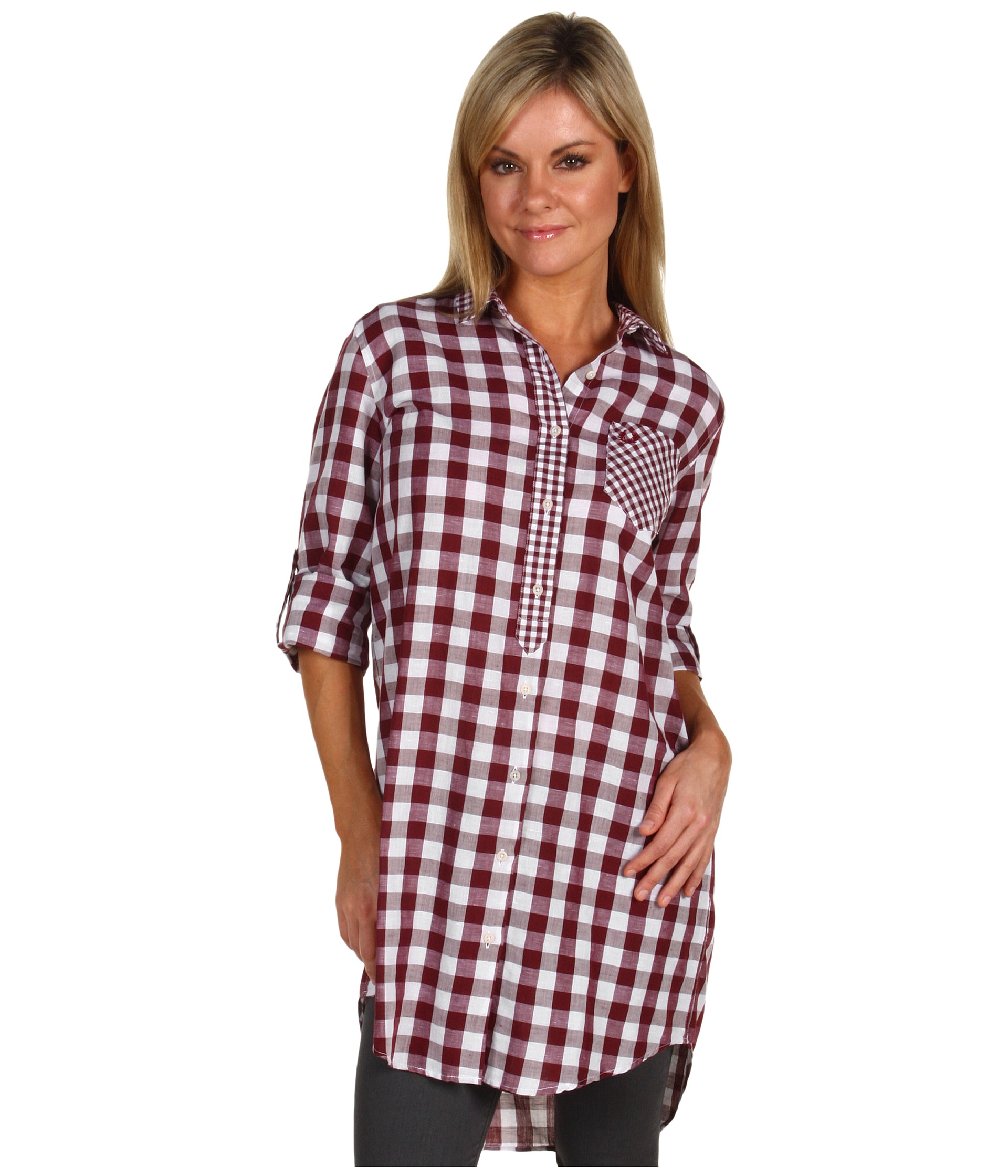 Fred Perry Gingham Boyfriend Shirt $46.99 (  MSRP $135.00)